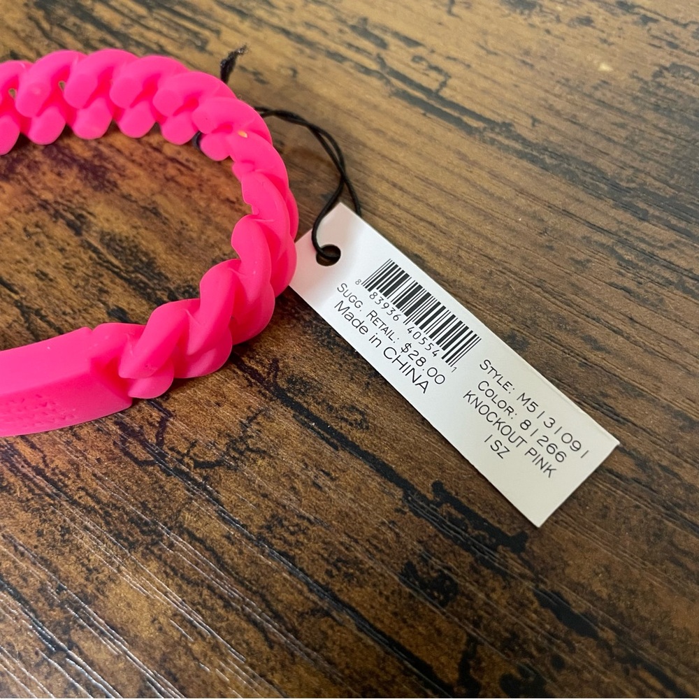 Marc by Marc Jacobs Pink Chain Bracelet NWT - Picture 4 of 5